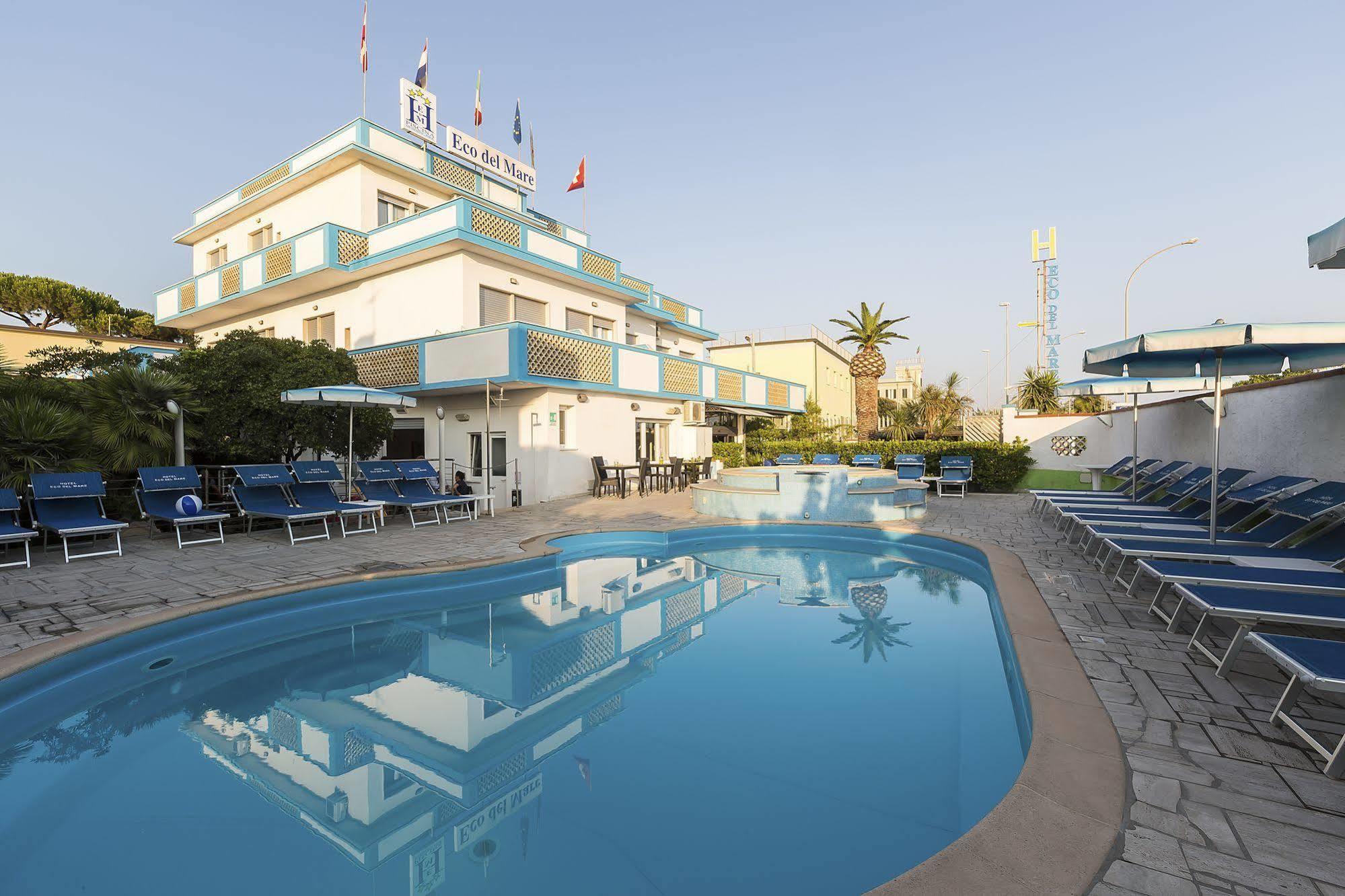 Hotel Eco Del Mare مارينا دي ماسا المظهر الخارجي الصورة